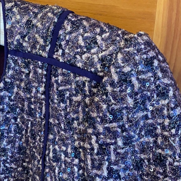 Tory Burch Purple and Pink Sequenced Jacket - Picture 11 of 16